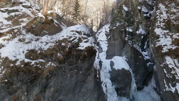 Deep Gorge in Winter