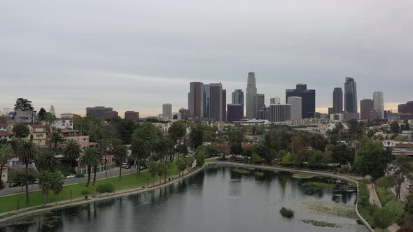 Downtown La Pan From Echo Park