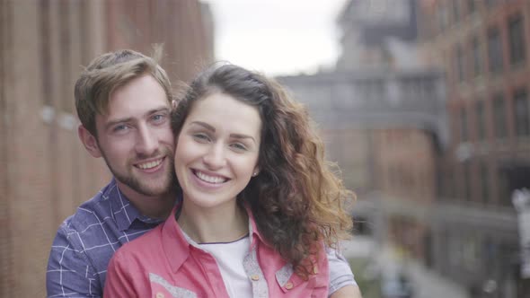 Couple enjoying spending time together outdoors