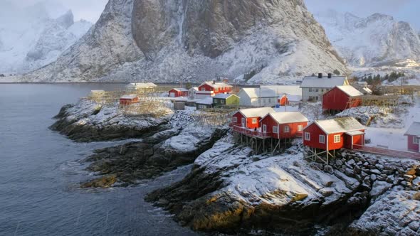 Hamnoy Village on Lofoten Islands, Norway