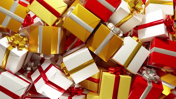 Gift Boxes Transitions 4K