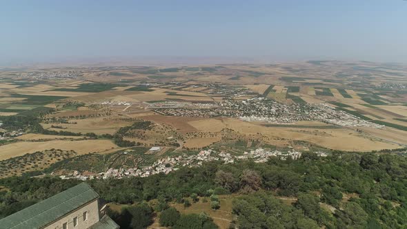 Aerial of Church of the Transfiguration 