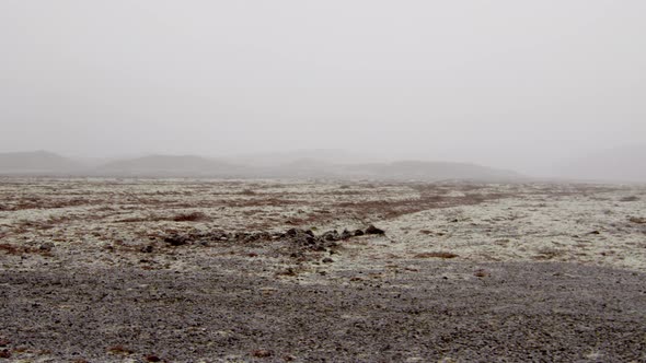 Icelandic Landscape by the Road