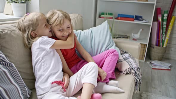 Cute Girls Sharing Secrets alt