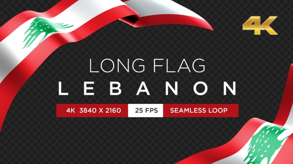 Long Flag Lebanon