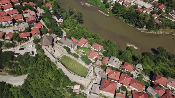 Vranduk Castle a small medieval castle of Bosnian kings V25