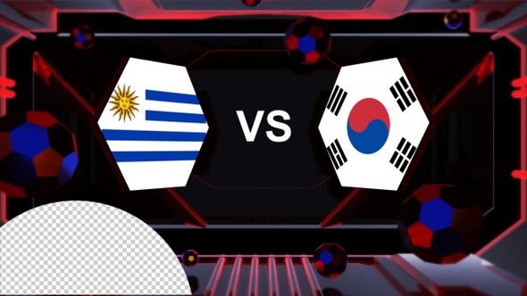 Uruguay Vs South Korea Football World Cup Qatar 2022 Vs Card Transitions