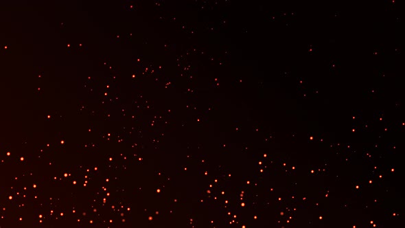 Fire Particles Background