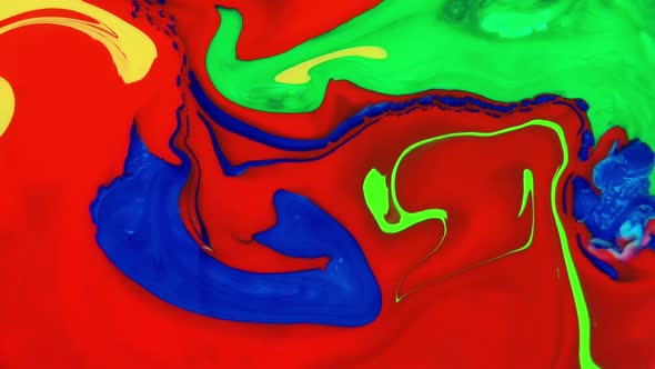 Abstract Colorful Mixing Food Color Painting Liquid Blasting Texture alt