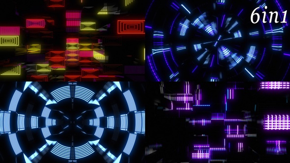 Neon Led Screen Patterns