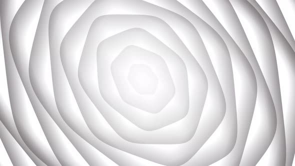 White Liquid Circle Background