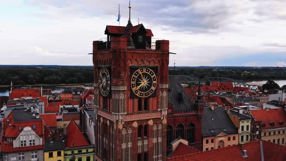 Aerial View of the Bydgoszcz Poland