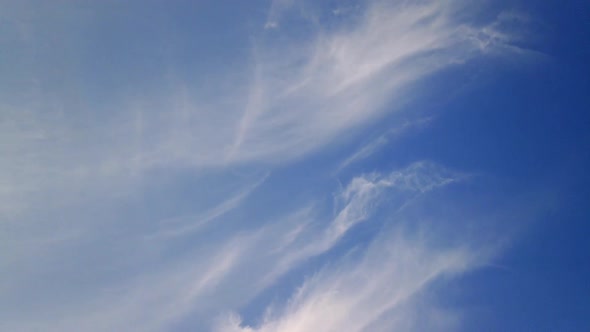 Summer sky timelapse from low angle