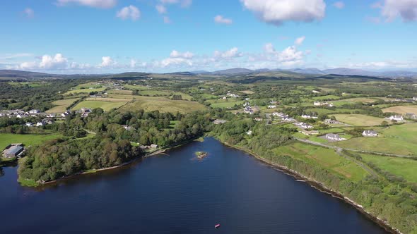 Flying Towards Bruckless in County Donegal - Ireland