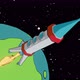Rocket Leaving Earth 3D Cartoon Animation v2 - VideoHive Item for Sale