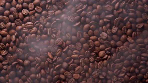 Coffee Beans Are Roasting