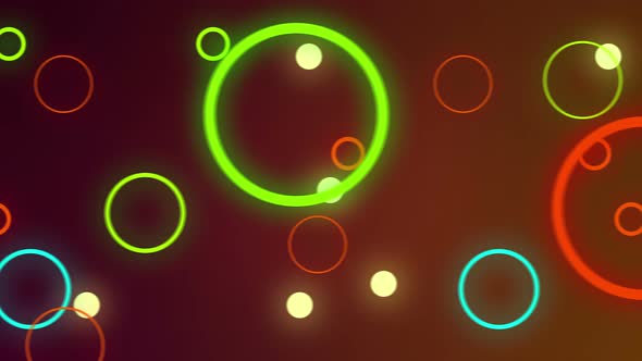 Glowing Multicolored Circles alt