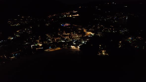 The Night Island of Phuket and the City of Kata