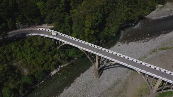 Bridge Cars Abkhazia