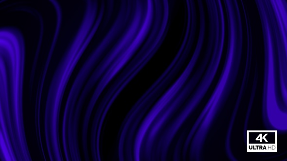 Abstract Twisted Blue Color Trendy Liquid Wavy Background Looped V4