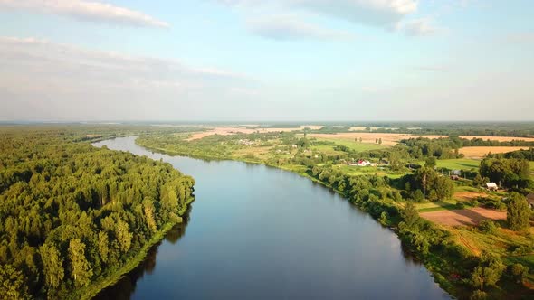 Western Dvina River Near The Villages Of Belikovo And Khotolya 08