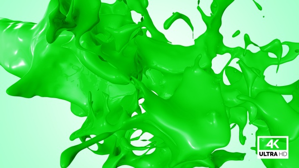 Green Paint Jet Stream Splash V4 alt