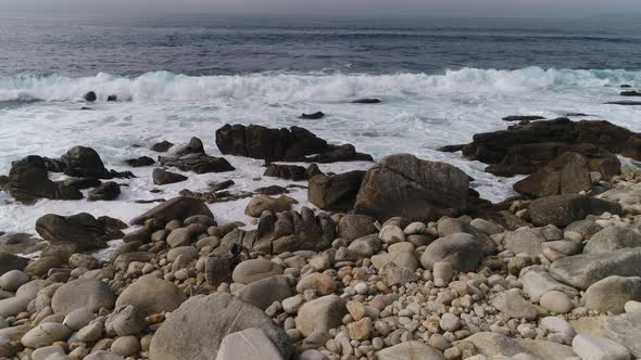 view of the coast of the sea