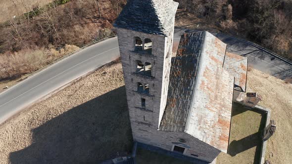 Romanic Church Aerial View