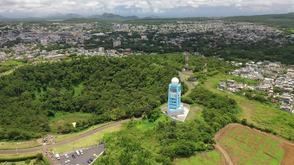 Beautiful Nature in Old Volcano of Mauritius Island