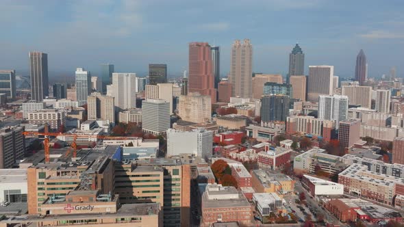 A beautiful day in downtown Atlanta Georgia