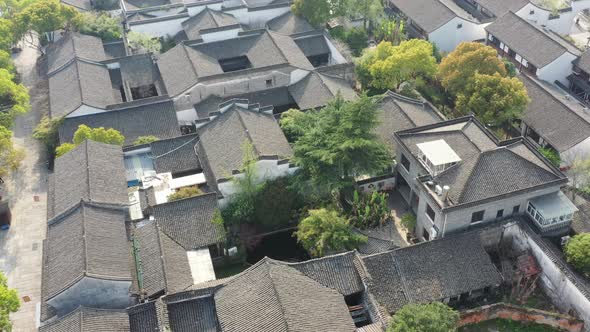 ancient chinese architecture in hangzhou city