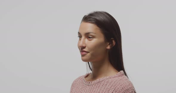 Young woman smiling