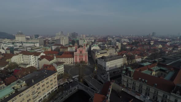 Ljubljana seen from above