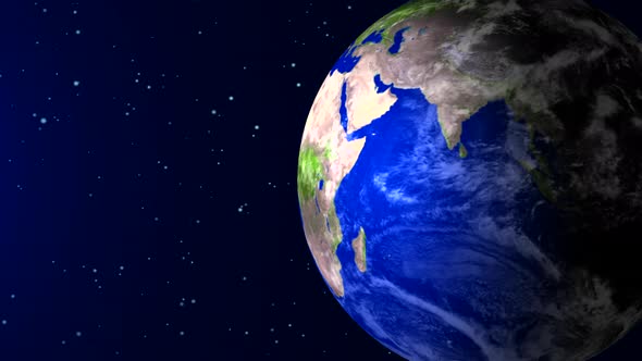 Earth Animation Rotating