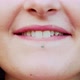 Young woman's pierced lips, Italy - VideoHive Item for Sale