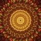 Stylized Abstract Fractal Sun Starburst Kaleidoscope Background Loop - VideoHive Item for Sale