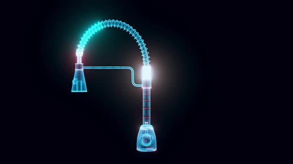 Kitchen Faucet Hologram Rotating Hd