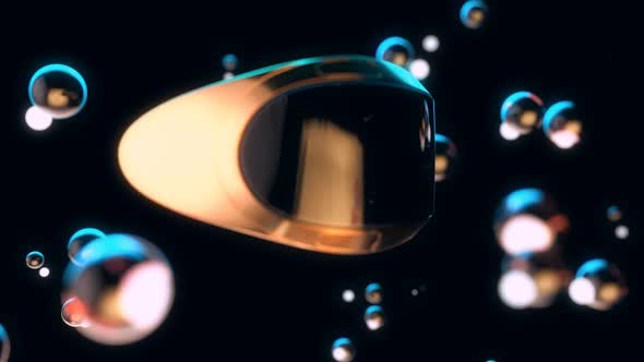 Motion design background of virtual reality alt