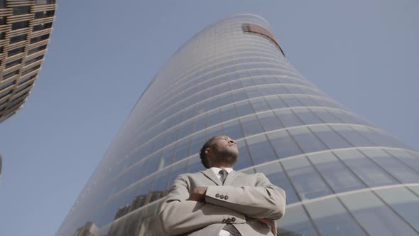 Smiling African Businessman