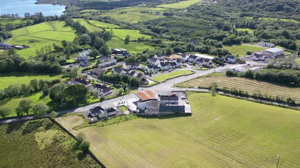 Aerial View of Bruckless in County Donegal - Ireland