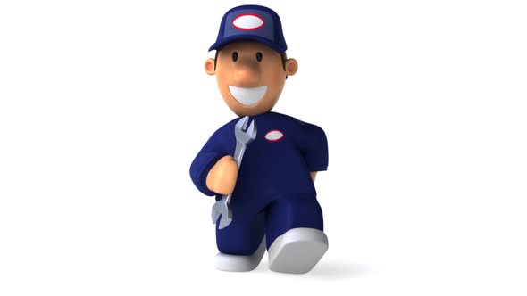 Fun cartoon mechanic alt