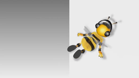 Happy 3D Bee - Billboard Show 4