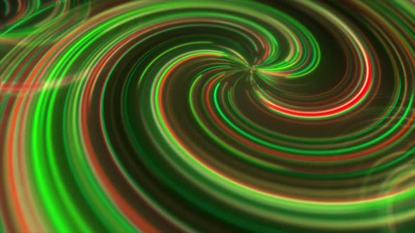 Spiral Neon Lights Animation Background V5
