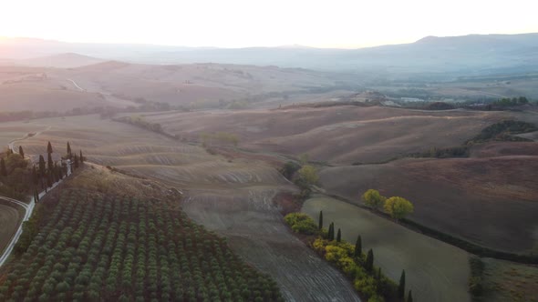 Farmhouse in Val d'Orcia Hills Tuscany