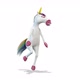 Unicorn Dancing A Cool Dance on White Background  - VideoHive Item for Sale