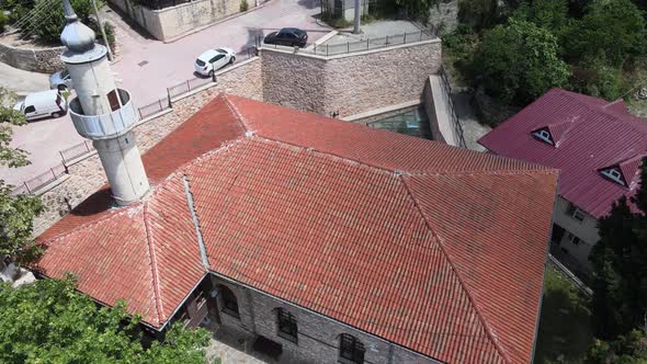 Aerial Old Mosque