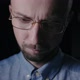 A Man with Glasses Wonders - VideoHive Item for Sale