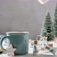 Cup of hot chocolate and gingerbread stars cookies - VideoHive Item for Sale