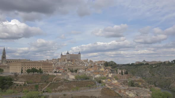 Pan left view of Toledo