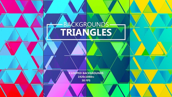 Triangles Geometric Gradient Backgrounds